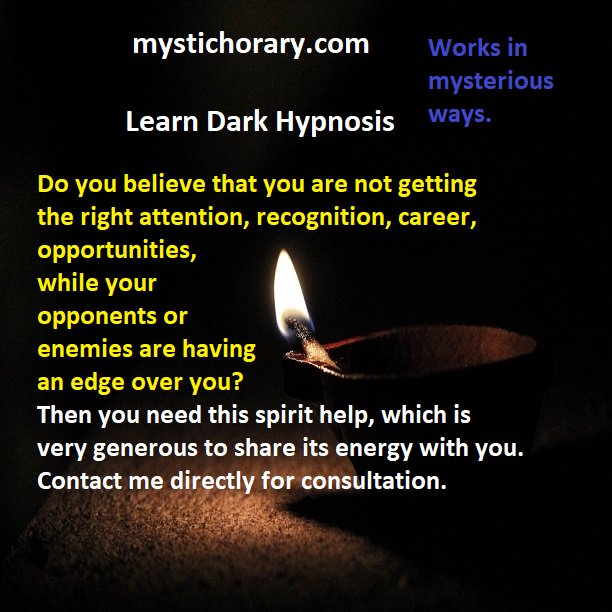 learn dark hypnosis hypnotism astrology mystic horary