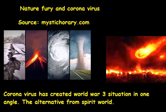 Nature fury corona virus covid 19